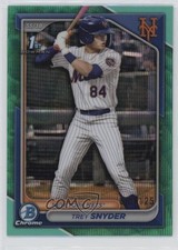 2024 Bowman Draft Chrome Aqua Wave Refractor /125 Trey Snyder #BDC-138 1q9o
