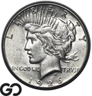 1926-S Peace Silver Dollar Choice AU+ 90% Silver $1 Coin