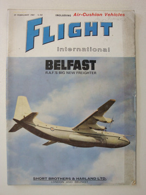 Flight 27 Feb 1964 (SRN3 Hovercraft Cutaway, Polaris Missile, VC-10, RAF Piper)