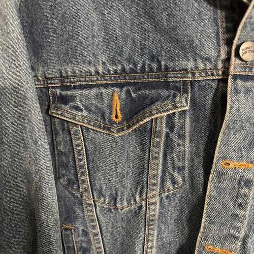 Vintage 1991 PLANET HOLLYWOOD Las Vegas Casino Denim Trucker Jean Jacket Small image 8