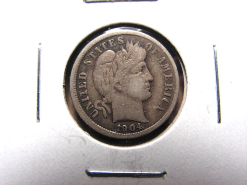 1904 - P Barber Dime