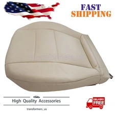 Driver Side Bottom Leather Seat Cover Ivory For 08-15 Mercedes Benz GLK 250 350