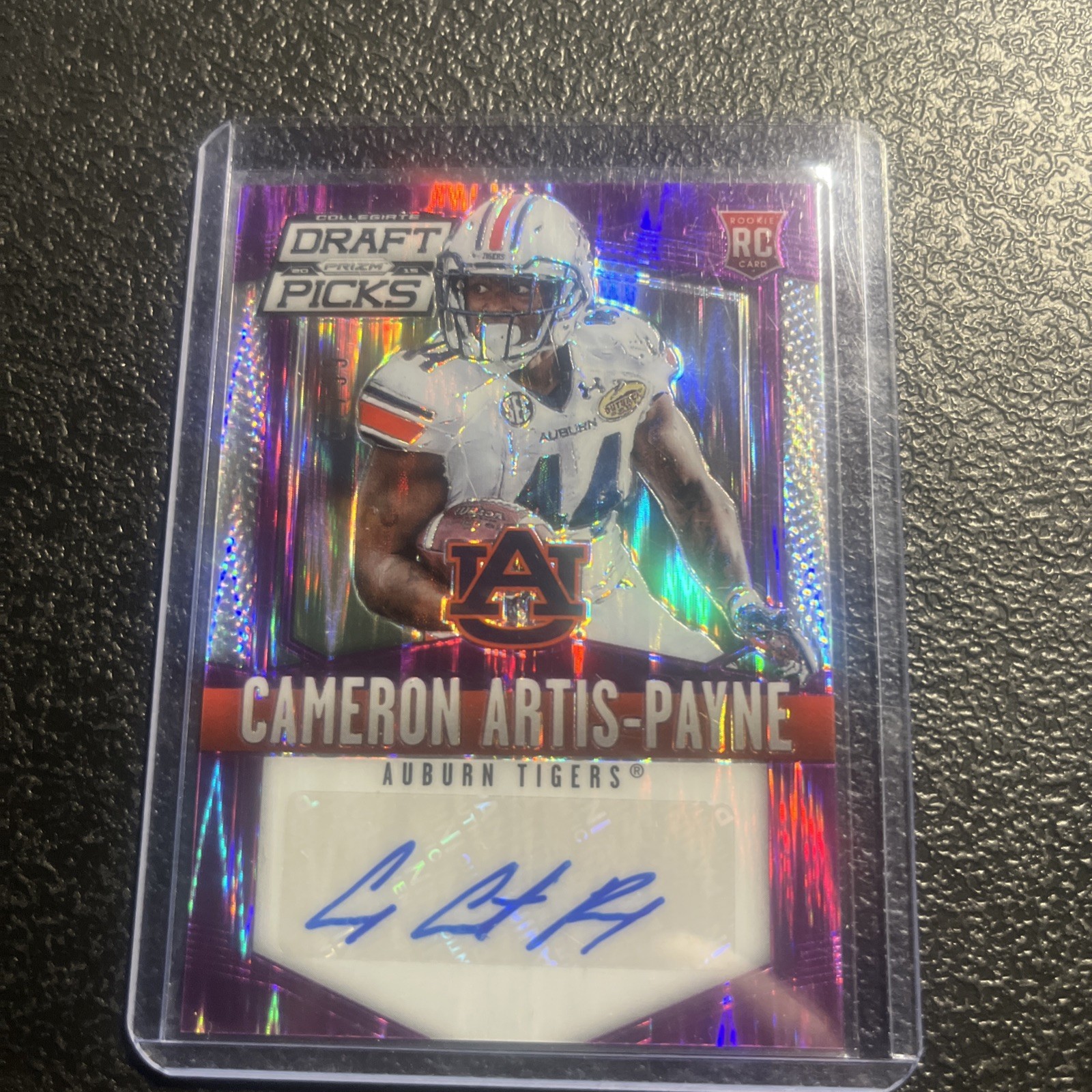 Cameron Artis-Payne Panini Prizm Collegiate Draft Picks #108 Autograph