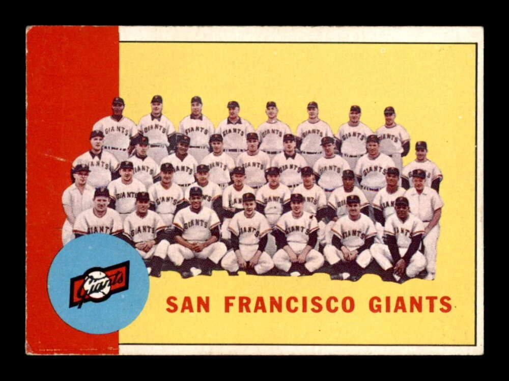 1963 Topps #417 San Francisco Giants TC VG X3435185