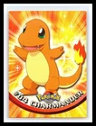 💥 CHARMANDER 1999 Topps Pokemon TV Non Holo Animation 1st Series Blue Logo #04