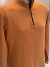 Robert Graham Men Medium Long Sleeve Classic Fit 1/4 Zip Orange Pullover Sweater — photo 5