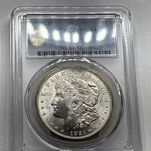 1921 D Morgan Silver Dollar MS64 Freshly Graded