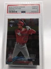 2018 TOPPS CHROME UPDATE #HMT32 SHOHEI OHTANI ROOKIE RC PSA 10