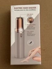 Facial Hair Remover For Women 2 Replacement Heads Champagne Gold 