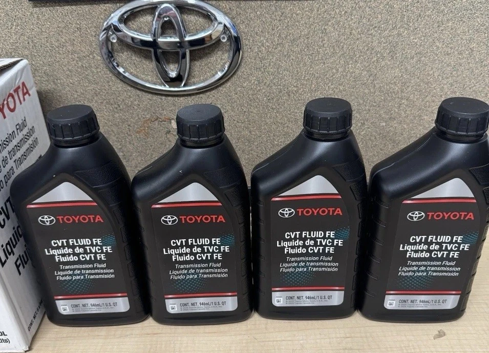 Óleo fluido de transmissão Toyota CVT FE genuíno 4 quartos 00279-CVTFE-01 Corolla - Imagem 2 de 4