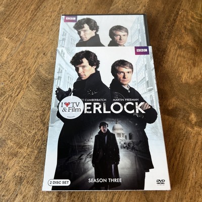 SHERLOCK ~ BBC ~ Season 3 ~ DVD W/ SLIPCOVER ~ NEW / SEALED - FREE SAME DAY SHIP