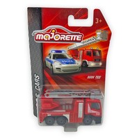 Majorette Man Tgs Feuerwehr Drehleiter Fahrzeug Lkw Rot Sos Cars City Set Modell
