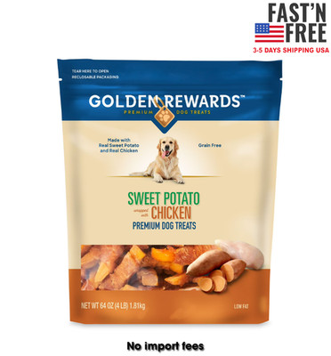 Golden Rewards Sweet Potato Wrapped with Chicken Dog Treats, 64 oz