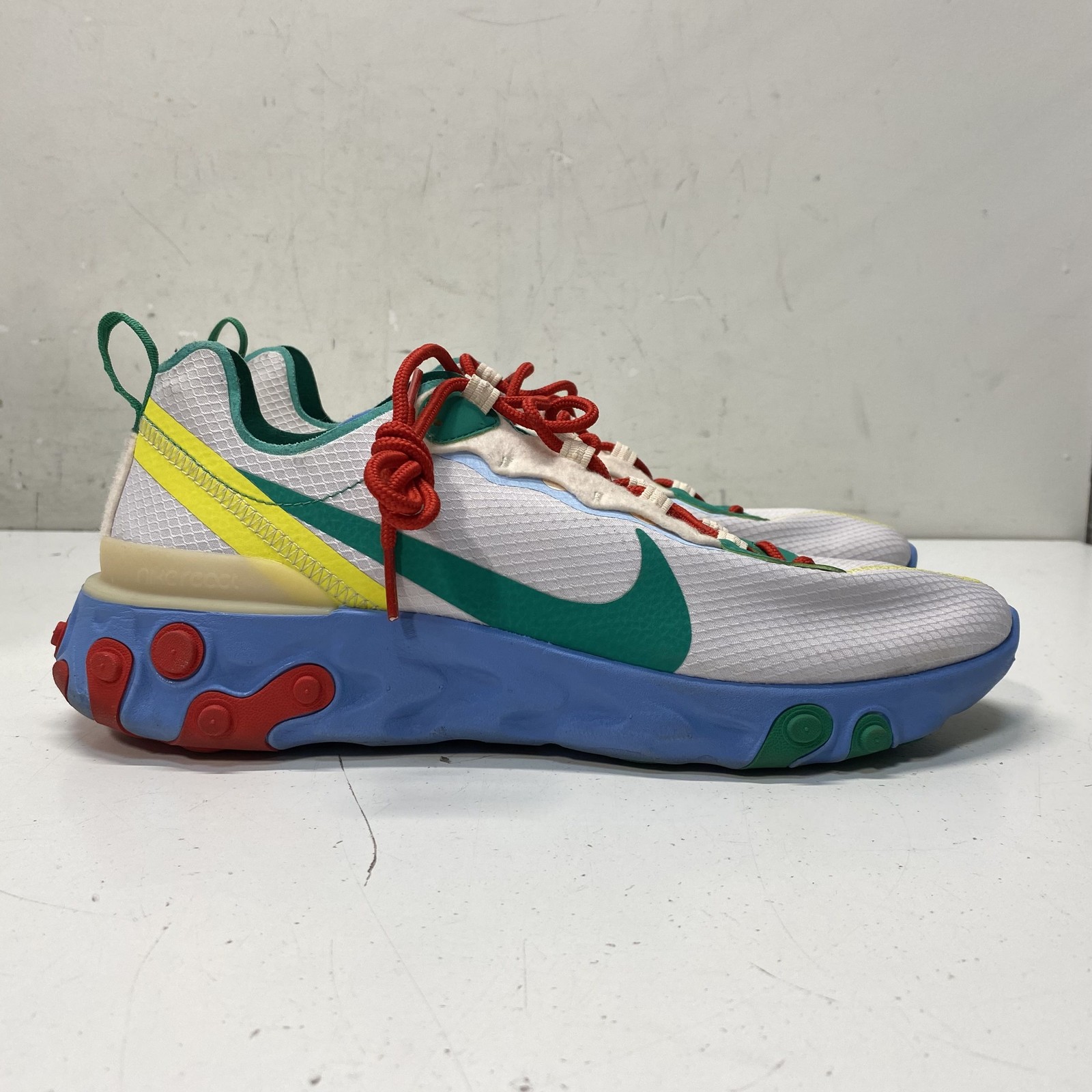 Nike React Element Multicolor Lace-Up Sneakers Me… - image 3