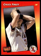 1992 Triple Play Chuck Finley California Angels #91 17214