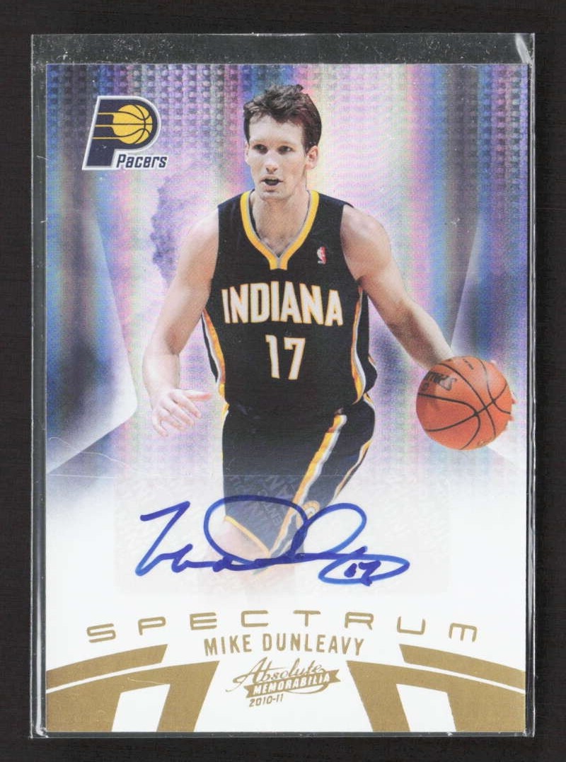 2010-11 Panini Absolute Memorabilia Mike Dunleavy Jr. Gold Auto /99 TV3081