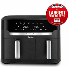Tefal Easy Fry Dual XXL EY9428GO 11L Air Fryer 2700W LED, 8 Prog Black
