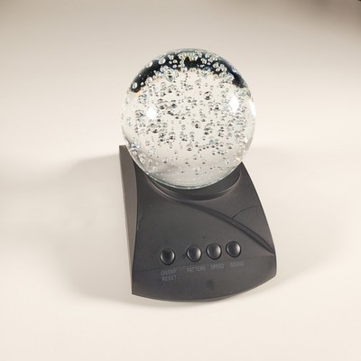 Can You Imagine Watercolors Glass Sphere Orb Light Sculpture W/ Sound Works