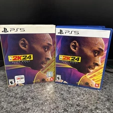NBA 2K24 Black Mamba Edition PS5 PlayStation 5 Kobe Bryant Lakers Slipcover!