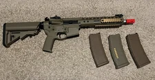 Noveske Licensed N4 MWS Gen 3 Gas Blowback M4 by Double Eagle FDE (3 MAGAZINES)