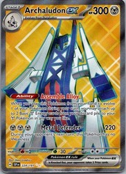 Archaludon ex 224/191 Surging Sparks Ultra Rare Holo