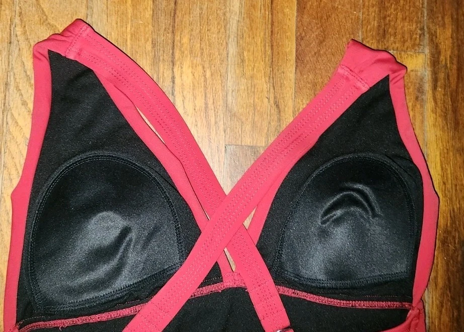 Traje de baño Jantzen Classics de una pieza talla para mujer 10 rojo liso   Foto 4 de 4