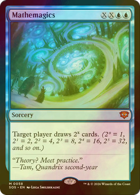 MTG Mathematics FOIL SOS English