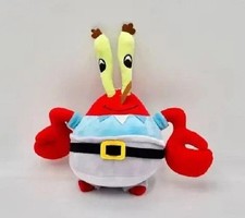 Mr. Krabs 23cm Cute Cartoon Plush Doll Soft Stuffed Toy Kids Birthday Gift