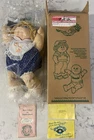 VINTAGE 1984 CABBAGE PATCH KIDS DARK BLONDE HAIR & BLUE EYES GIRL 16" BABY DOLL