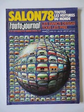 L'AUTO-JOURNAL  N° SPECIAL SALON 1978 - Toutes Les Voitures Du Monde 