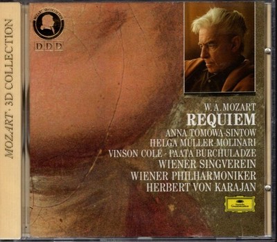 Mozart · 3D Collection    Herbert von Karajan   Requiem - CD Deutsche Grammophon