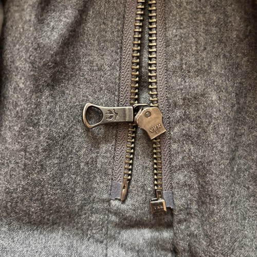 Chaqueta acolchada de lana para hombre Brooks Brothers rara talla pequeña gris 100 % lana - Imagen 12 de 13