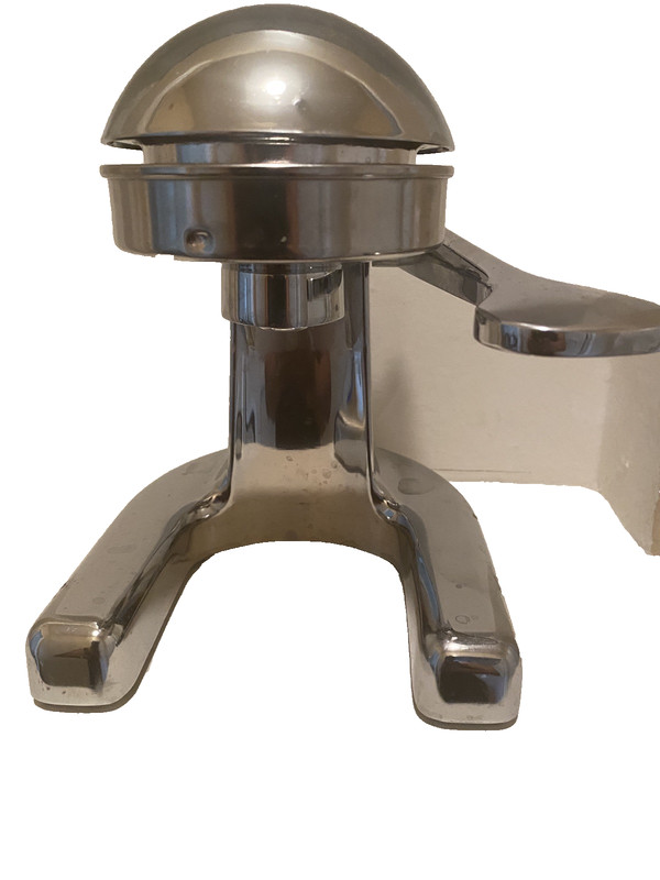 Metrokane Vintage Mighty OJ Citrus Manual Juicer.  Chrome In Original Box