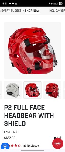 ProForce Thunder Full Head Guard with Shield aka Century P2 Full Face Headgear.