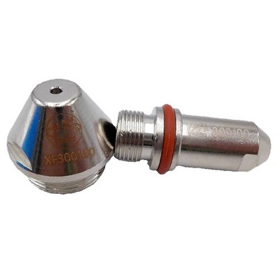 10pcs Tip and 10pcs Electrode for CNC Plasma Cutting Torch FY300 FY-XF300H parts