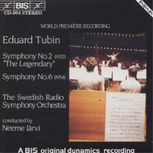 Eduard Tubin SYMPHONIES NOS 2 & 6/JARVI - Eduard Tubin (CD) Album