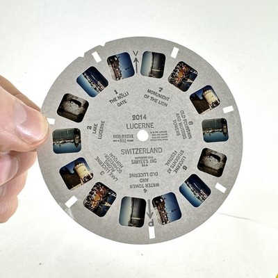 Vintage View-Master Rolle 2014 Lucerne Switzerland Sawyer's Inc. 1948 Travel