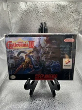 Super Castlevania IV (SNES, 1991) Tray Box & Manual ONLY No Game*