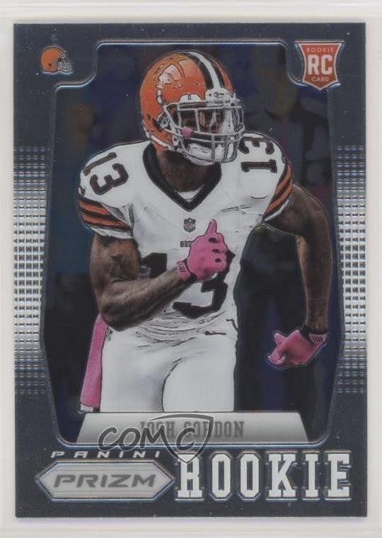 2012 Panini Prizm Josh Gordon (Thumb Away From NFL Shield) #250 4l3