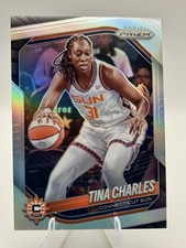 2025 Panini Prizm WNBA #3 Tina Charles Silver Prizms 1