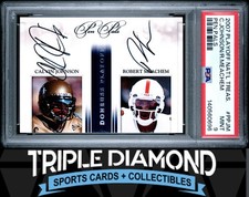 2007 National Treasures Calvin Johnson/R.Meachem Pen Pals Auto #17/29 PSA 9 B356