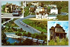 Psycho Mansion Tour Universal Studios 1986 Hollywood California Vintage Postcard