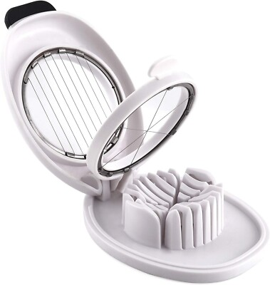 #ad Egg Slicer Dicer Wedger Quick Easy Sharp Stainless Steel Wire Dishwasher Safe $7.89