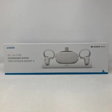 Anker Charging Dock w/ Rechargeable Batteries for Oculus Quest 2 VR In Box