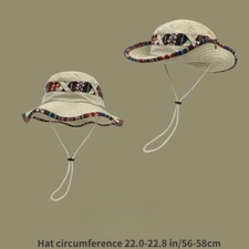 Retro Herren Sommerhut Fischerhut Dschungelhut Breite Krempe Safari Bush Zelten
