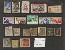 FRANCE Classic REVENUES & Miscl...Mint & Used...20 Different