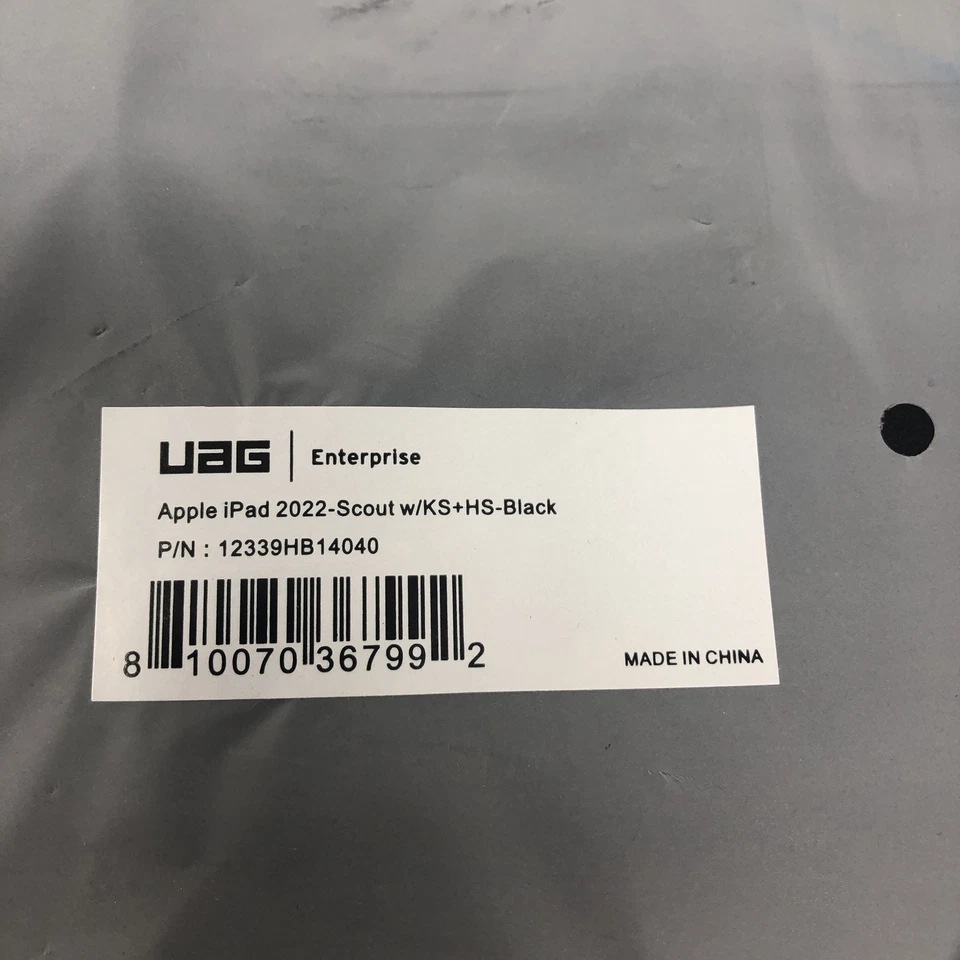 URBAN ARMOR GEAR UAG 11" Designed for iPad 2022,Black{P/N:12339HB14040} - Image 4 of 4