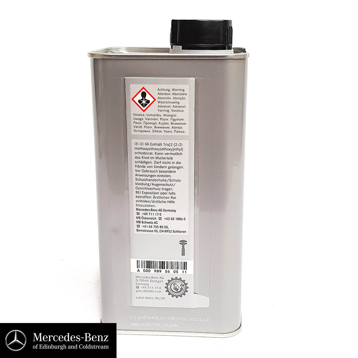 Genuine Mercedes-Benz brake fluid MB331.0 DOT4 - A0009895605 | eBay 