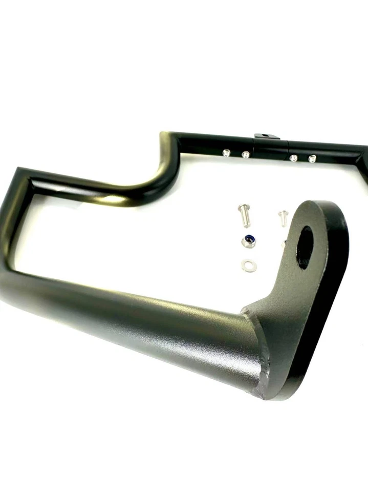 NEW BLACK Highway Engine Guard Bar 1.25" HARLEY BREAKOUT Night Train Deuce 00-17 - Image 4 of 4