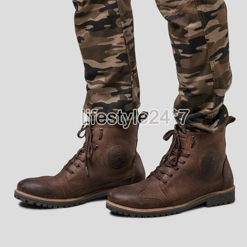 Royal Enfield Huntsman Leather Boots | eBay